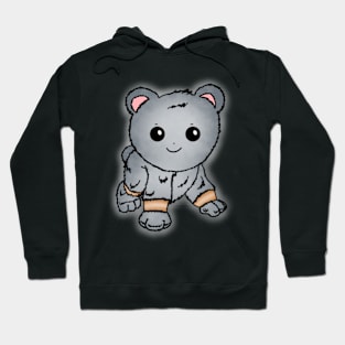 Cute Silver Baby Bear Hoodie